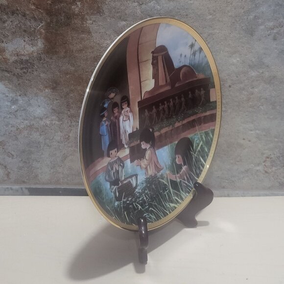 Enesco Precious Moments The Baby Moses Decorative Plate The Hamilton Collection - Picture 11 of 12